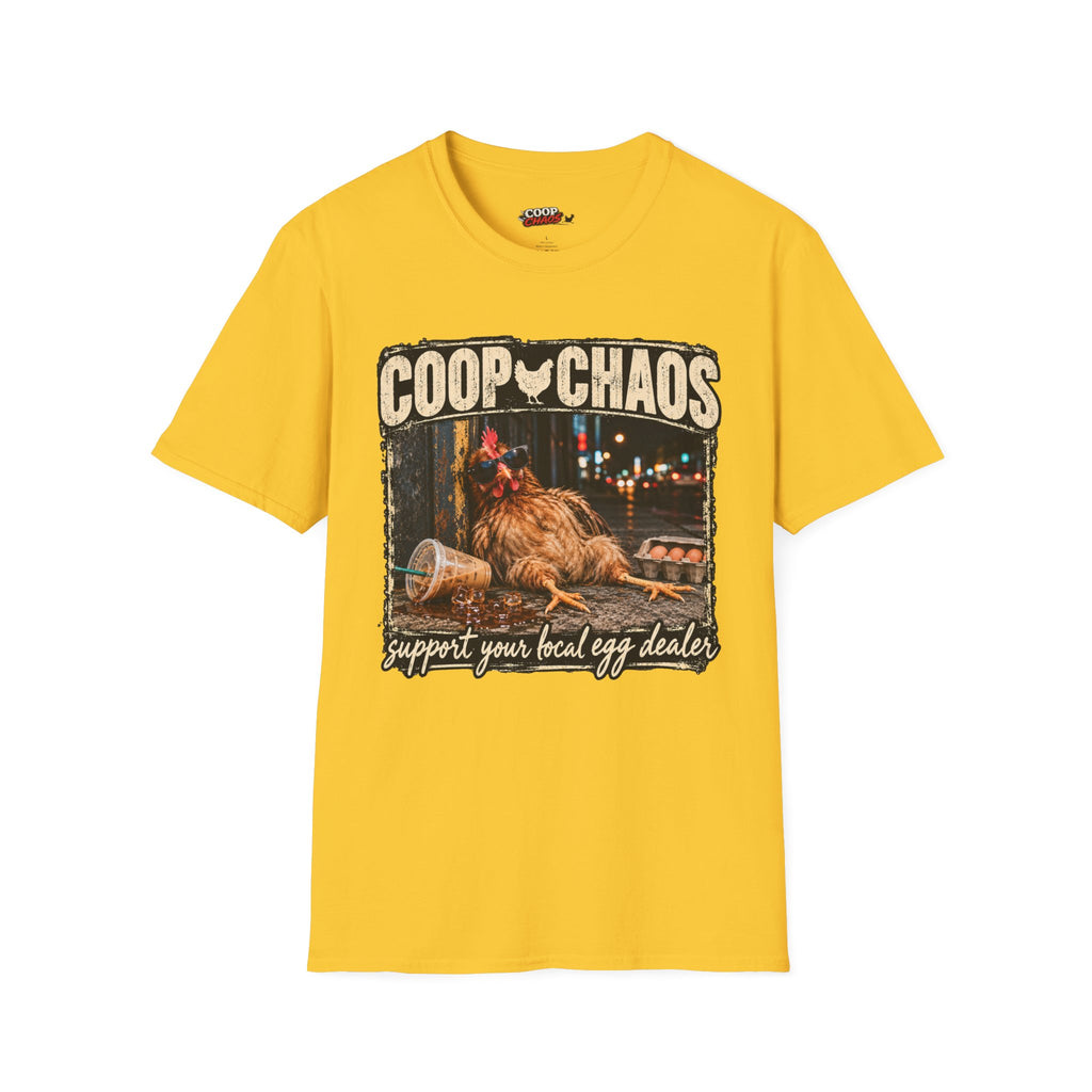 Coop Chaos T-Shirt — Support your local egg dealer