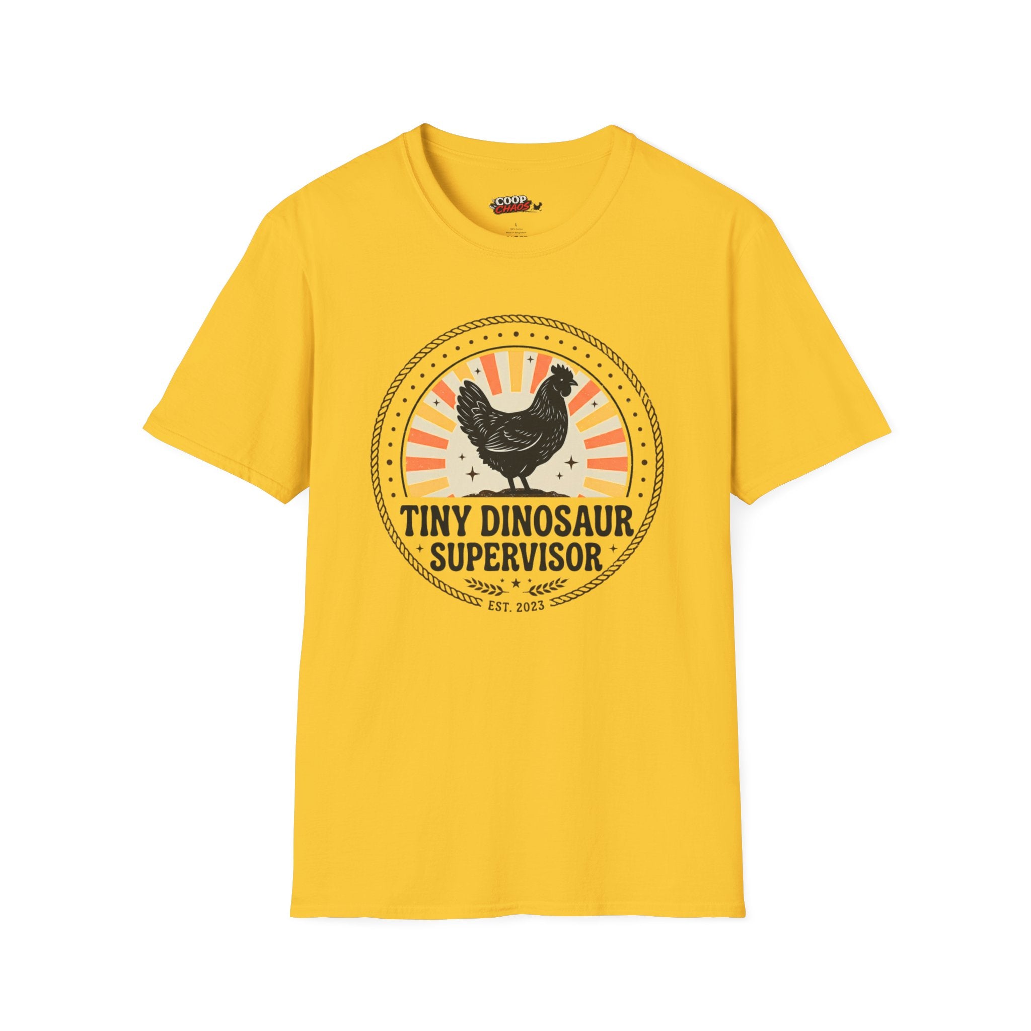 Tiny Dinosaur Supervisor T-Shirt