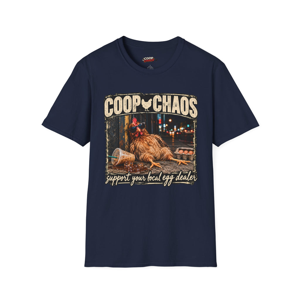 Coop Chaos T-Shirt — Support your local egg dealer
