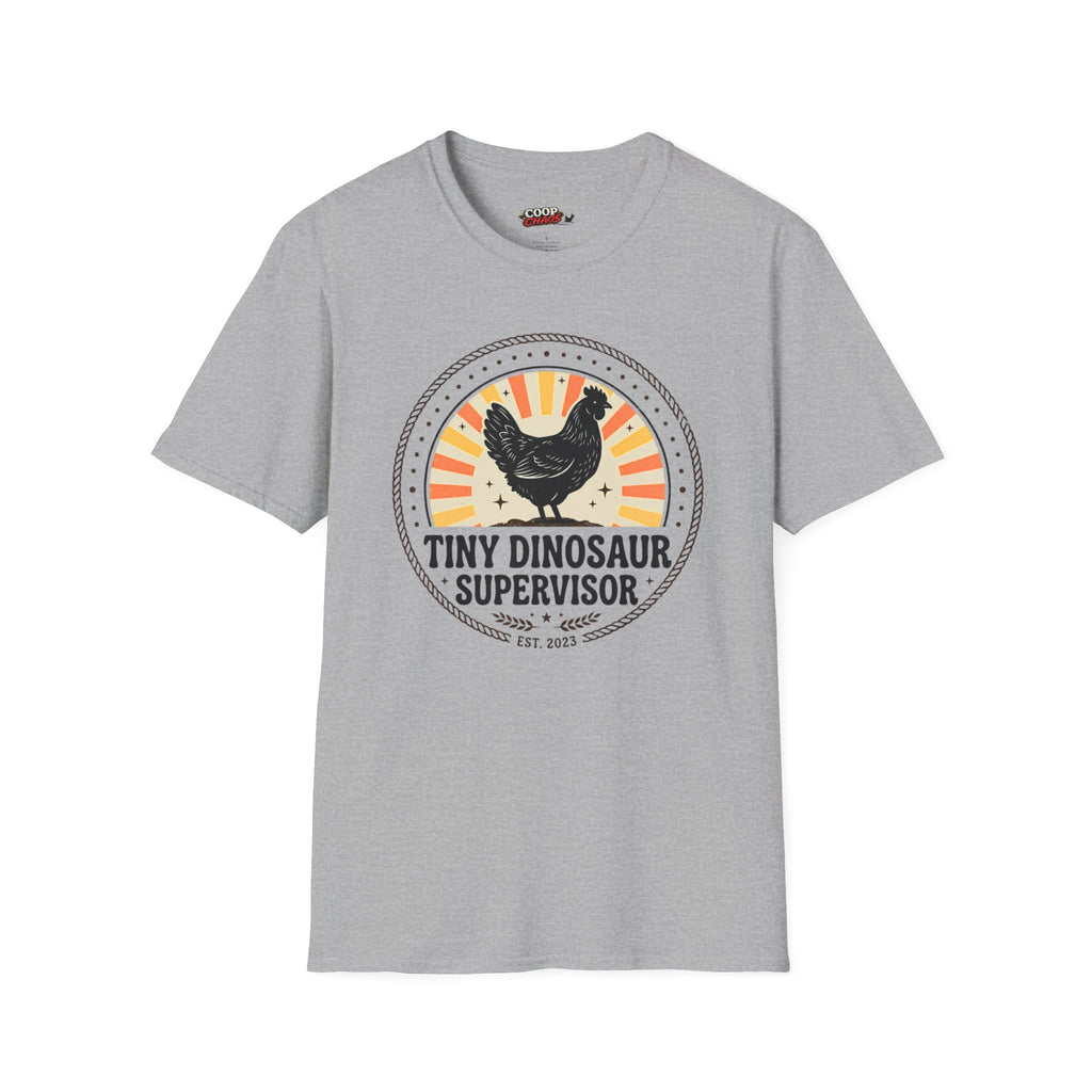 Tiny Dinosaur Supervisor T-Shirt