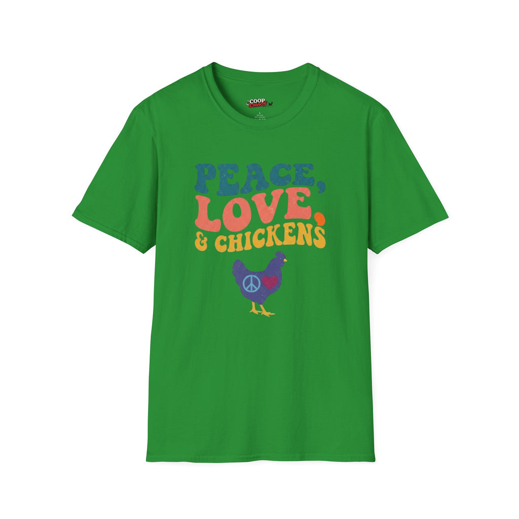 Peace, Love and Chickens T-Shirt